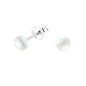 Silver Fresh Water Pearl 925 Sterling Silver Stud Earrings (925-EAR-1-4MM)